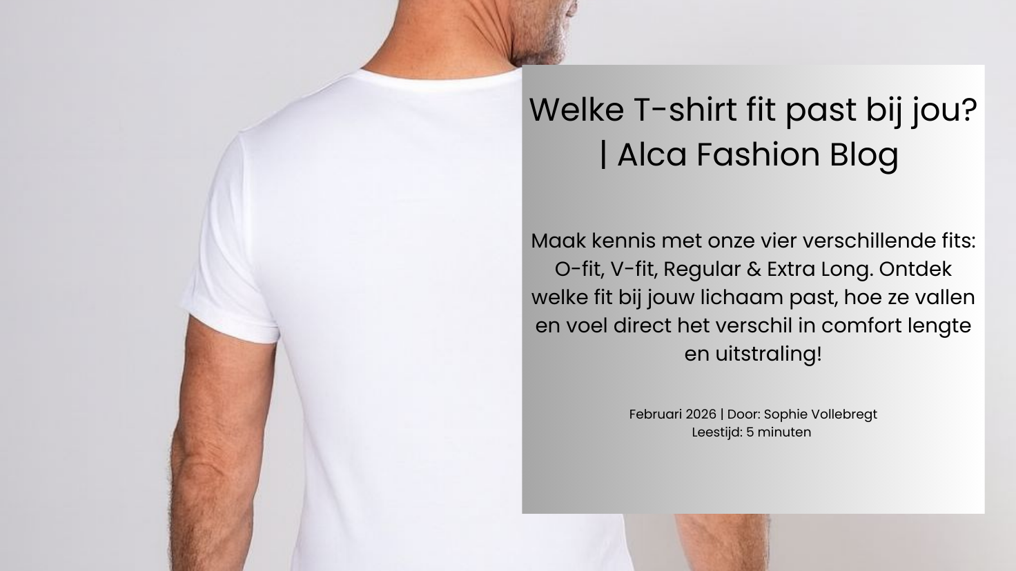 Welke T-shirt fit past het best bij jou?