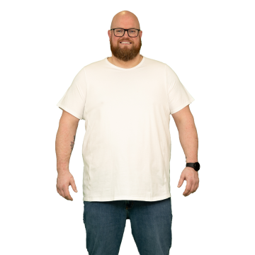 Alca Easy-Going 1-Pck Men T-Shirt O-Neck White 6XL