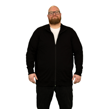 Alca Heren Zip-Up Cardigan Zwart 3XL-B