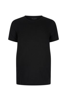 Alca 1-Pck Heren T-Shirt Ronde Hals Zwart 7XL 