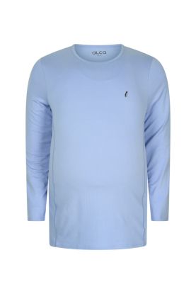 Alca Easy-Going 1-Pck Men Shirt Long Sleeve O-Neck Sky Blue