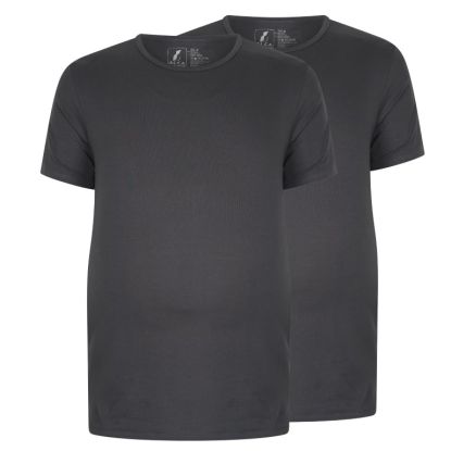 Alca Easy-Going 2-Pck Men T-Shirt O-Neck Dark Grey