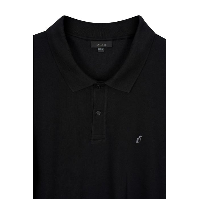 Alca 1-Pck Heren Polo Extra Lang Zwart 6XL - Main Image